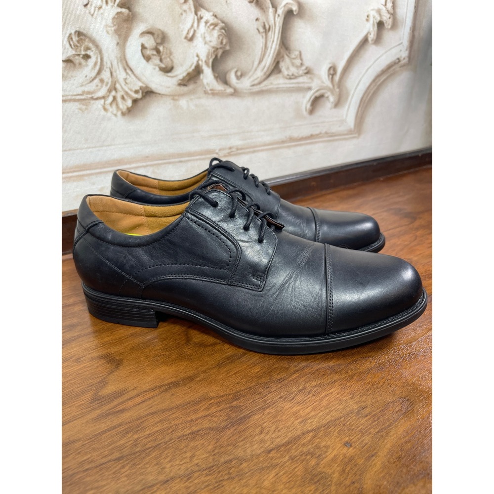 Florsheim Midtown Cap Toe Oxford Dress Shoes Black Size 9.5 D